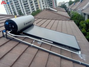 Máy nước nóng năng lượng mặt trời Solahart Sunheat 150L tại Valora Kikyo, Quận 9