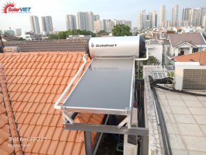 Máy nước nóng solahart 180L bàn giao tại Quận 2.